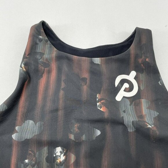 Peloton Sports Bra Yoga Workout Size XS Racerback Floral High Neck Gym Fitness - Picture 6 of 10